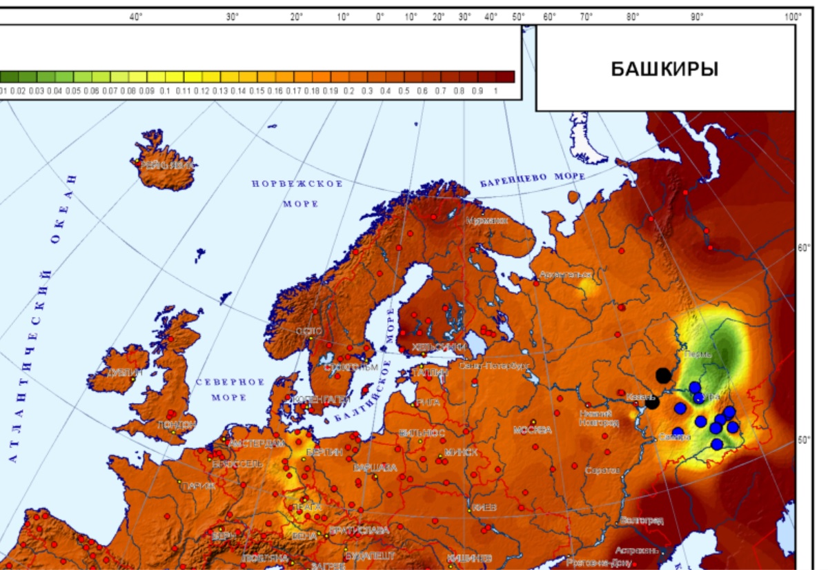 Панорама народов на фоне Европы. Неславянские народы Восточной Европы  (серия III). | Генофонд РФ